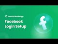 Homlisti Mobile App Facebook Login Setup