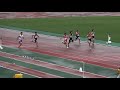 2017 沖縄陸上競技選手権 男子100ｍ 準決勝1組