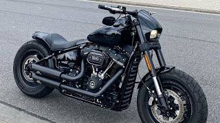 Aggressiv Harley-Davidson Fat Bob 114, 2020 Custom Bike with Dr. Jekill and Mr. Hyde exhaust (4K)