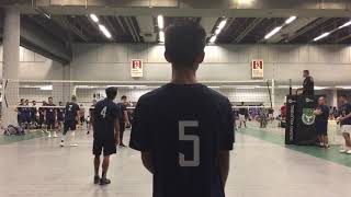 CYC B Vs. Connex A -  2018 Montreal NACIVT 9 Man Volleyball