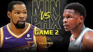 Minnesota Timberwolves vs Phoenix Suns Game 2  Highlights | 2024 WCR1 | FreeDawk