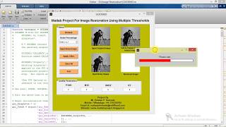 Image Restoration Using Matlab Project Source Code