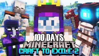 I Survived 100 Days in Craft to Exile 2 in Minecraft