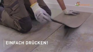 Einfaches Verlegen - Gerflor Creation Clic - Klick-Vinyl auf BodenFuchs24.de