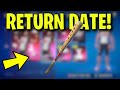 HARLEY HITTER PICKAXE RETURN DATE in FORTNITE ITEM SHOP! (Harley Hitter Pickaxe Returning Season 3)