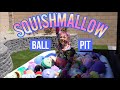 MAKING A GIANT SQUISHMALLOW BALL PIT