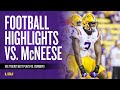 LSU Football vs. McNeese - Highlights