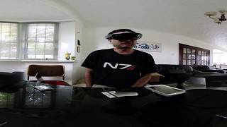 1st Triple 3D 360° VR Camera multiple viewpoint MR VR Video unboxing Vuze 3D camera with HoloLens