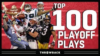 Top 100 Plays in Playoff History! | NFL Throwback