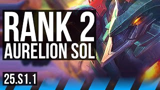 AURELION SOL vs SYNDRA (MID) | Rank 2 Aurelion Sol | NA Challenger | 25.S1.1