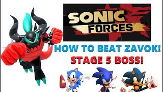 SONIC FORCES! (How To Defeat Zavok!) Death Egg Boss Stage 5