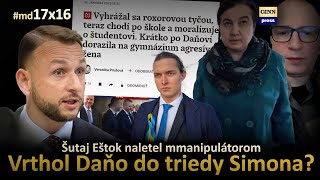 Vtrhol novinár Daňo do triedy Šimona?! Matúš Šutaj Eštok naletel mediálnym manipuláciam #md17x16