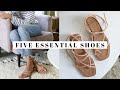 5 ESSENTIAL SHOE STYLES | Minimalist Capsule Wardrobe Basics Shoe Guide | Jessica Harumi