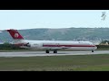 meridiana fly mcdonnell douglas md 82 i smes takeoff from split airport 1080p hd