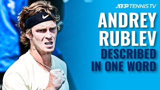 ATP Stars Describe Andrey Rublev In One Word! 🤘