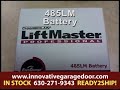 485lm door opener battery backup liftmaster wd962kev 3850lm