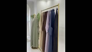 Loriya Abaya Manufacturer Women Abaya Dubai Solid Color Dress Women Muslim Luxury Open Abaya #abaya