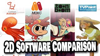 2D Animation Software Comparison - Cartoon Animator 5 | Moho | Toon Boom | TV Pa