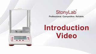 StonyLab Analytical Balance - 0.1 mg Precision for Lab Weighing ⚖️🔬