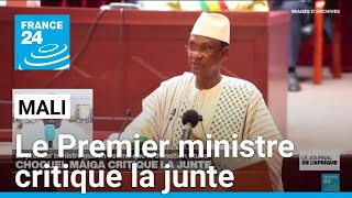 Mali : le Premier ministre, Choguel Maïga, critique la junte • FRANCE 24