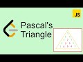 LeetCode 118 | Pascal triangle - Easy | Javascript