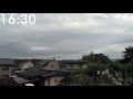 2018 09 23 ウェザーリポート動画【青空が一転】 曇り空 ＠福島県福島市