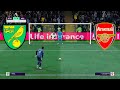 NORWICH CITY vs ARSENAL [Penalty shootout] FIFA 22