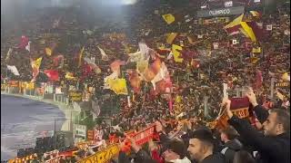 Roma - Eintracht , l'inno dei 60mila é da brividi 💛❤️