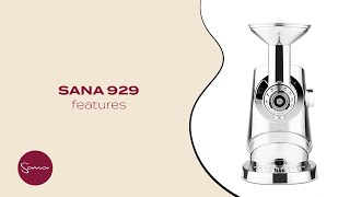 Sana 929 Ultimate juicer features