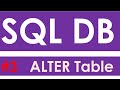 SQL Database Video 3 : SQL Alter Table (Add/Drop/Rename/Modify) with Apex Oracle