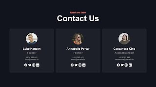 Create Our Team Section in HTML and CSS | With Source Code | Creative Networks | Team Member Section