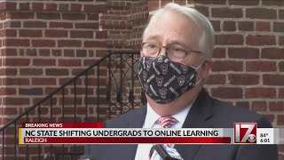 NC State shifts to online-only learning