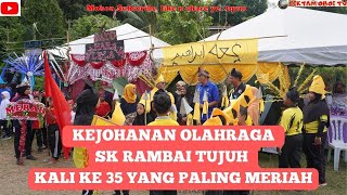 Kejohanan Olahraga Tahunan SK RAMBAI TUJUH yang sangat meriah. Jom saksikan...!