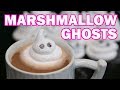 How to Make Ghost Marshmallows | Marshmallow Ghosts | Homemade Halloween Candy Recipes