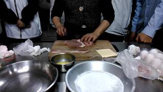 藍帶 起司 豬排How to make cheese fried Pork cutlet