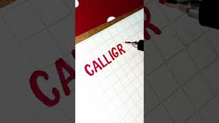 CALLIGRAPHY in simple Handwriting for beginners #calligraphy #trending #viral #shorts