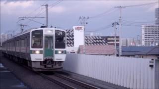 719系デカスカ　常磐線山下行　太子堂駅入線