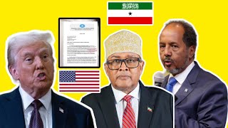 Xasan Sheekh Oo Warqad Aqoonsiga Somaliland Kaga Hortagyo U Diray Trump Xukumada Cirro Oo Aamusan