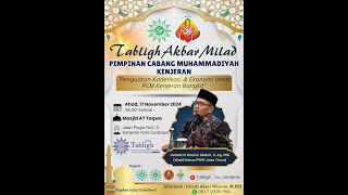 [Tabligh Akbar Semarak Milad pimpinan Cabang Muhammadiyah Kenjeran Masjid At-taqwa Pogot ]