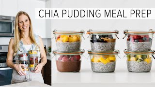 MEAL PREP CHIA PUDDING | freeze it for weeks + healthy breakfast ideas