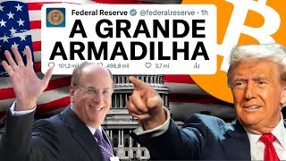 BITCOIN CAI APÓS TARIFAS DE TRUMP! 🚨 A Grande Armadilha Está Montada?