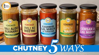5 Storable Chutney Recipes By Food Fusion (Ramzan Special)