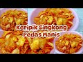 RESEP KERIPIK SINGKONG PEDAS MANIS BIKIN NAGIH|| COCOK UNTUK CEMILAN DAN IDE JUALAN⁉️⁉️