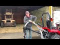 how to use a post hole digger massey ferguson tractor implement