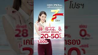 ฉลอง 70ปี นิสสัน ก้าวล้ำเพื่อคุณ  มอบ 7 โปรโมชั่นดูแลรถ