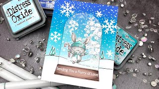 Sending You a Flurry of Love | Creating a Snow Globe Shaker Card