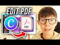 How To Edit PDF File In Canva - Full Guide