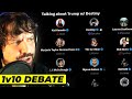 Destiny Stumps Every Conservative Influencer In HEATED 1v10 Bloodsport Debate