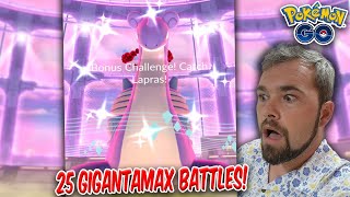 25 Shiny Gigantamax Lapras Battles \u0026 THIS is what I got... (Pokémon GO)