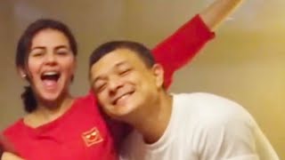 Jericho Rosales at Janine Gutierrez,Nag celebrate ng pasko kasama ang pamilya ni Janine,wow love it!